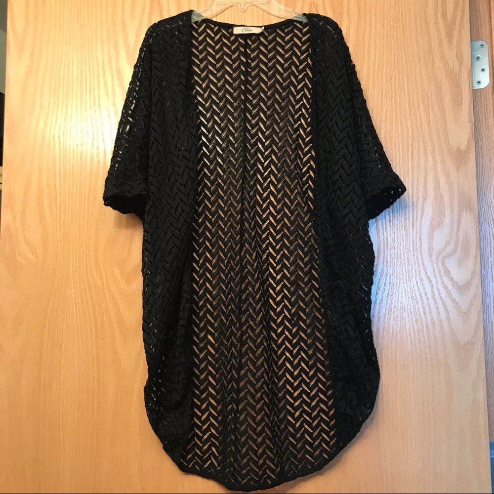 Elodie Black Knit Cardigan